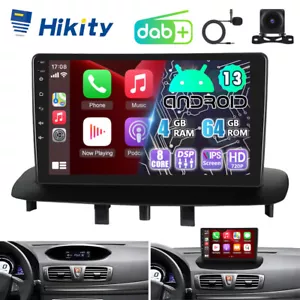 4+64GB DAB+ CarPlay Android13 Radio Für Renault Megane 3 2008-2016 GPS Navi WiFi - Bild 1 von 15
