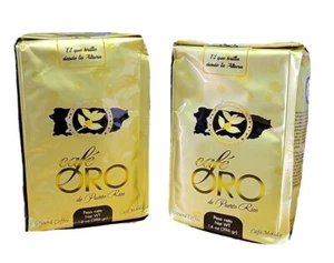 Cafe de Oro de Puerto Rico 14oz / Gold Coffee from Puerto Rico 14oz (2 PACK) - Picture 1 of 3