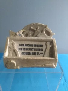 Business Card Holder for Desk with tools perfect for the Dad - Picture 1 of 7