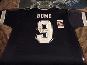 Tony Romo Autographed Dallas Cowboys Custom Jersey JSA 5$ Dollar Ship READ NOTE - Picture 1 of 7