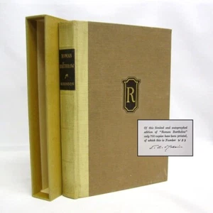 Roman Bartholow SIGNED by Edwin Arlington Robinson 1923 Ltd #433/750 First ed - Imagen 1 de 11
