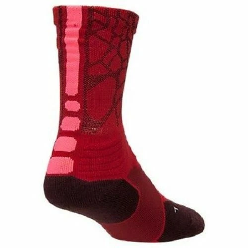 Calcetines de baloncesto Nike LeBron Hyperelite rojos, rosas GRANDES (8-12) SX4886-688 Foto 1 de 1