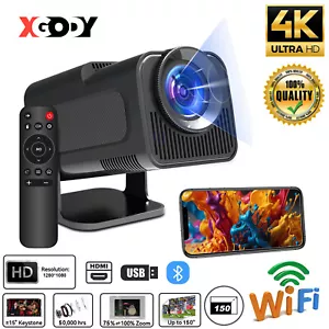 18000 LMS LED Projector 4k 1080p Mini Home Theater WiFi Bluetooth Android HDMI - Picture 1 of 35