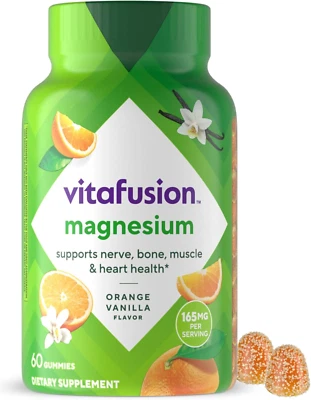 Vitafusion Magnesio Gomoso Trae Calma Tropical Sabor Cítrico, 60 Gomitas Foto 1 de 4