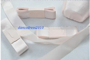 Nuovo nastro rosa 2,4 m raso per scarpe in abbigliamento da ballo per scarpa da ballo - Foto 1 di 6