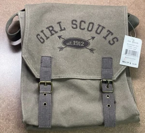 Borsa messenger in tela bambina scout nuova vintage (fine anni 90 primi anni 2000) - Foto 1 di 4