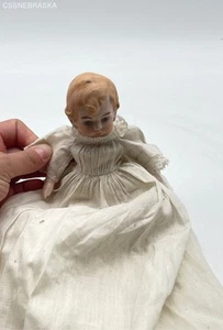 White Vintage Porcelain Doll - Picture 1 of 7