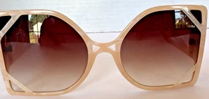 Vintage Womens Oversize Classic Retro Style SUNGLASSES Large Square uv400 Handma - Picture 1 of 8