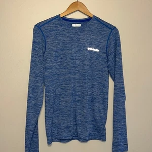 Camiseta azul manga larga Columbia para hombre talla XS - Imagen 1 de 4