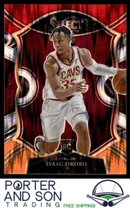Isaac Okoro 2020-21 Select RC Red White Orange Flash #65 Cleveland Cavaliers - Picture 1 of 2