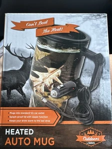 Heated Auto Mug 16 oz Camouflage with 12v Adapter Outdoors NEW In Box - Picture 1 of 4