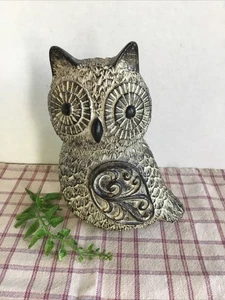 Eule Tischplatte/Regal Dekor Figur Distressed Prim Bohemian Style 6" hoch SCHÖN - Bild 1 von 5