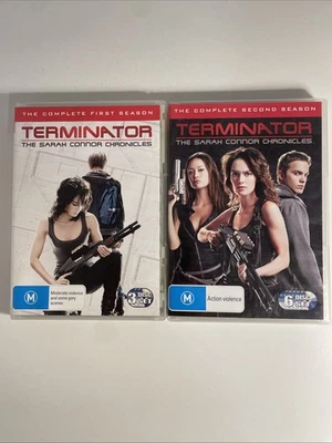 Terminator - The Sarah Connor Chronicles : Season 1 & 2 (DVD, 2009) Region 4 - Image 1 of 4