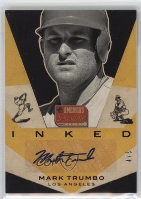 Panini America's Pastime 2013 rojo entintado/5 Mark Trumbo #I-MT automático Foto 1 de 2