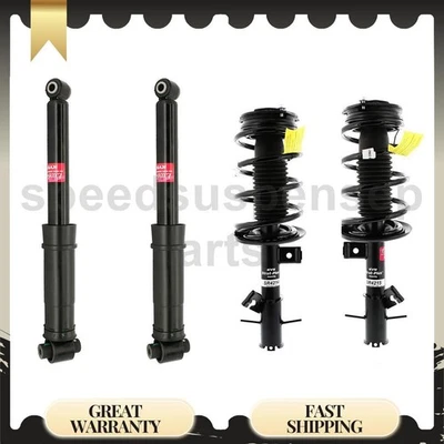 Amortecedores completos de apoio de suspensão KYB compatíveis com 2007 Nissan Sentra 2008 Nissan Sentra - Imagem 1 de 4