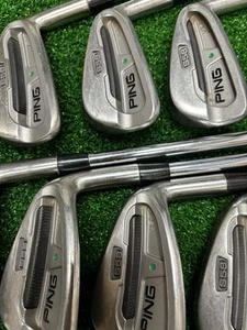 PING S58 Irons 4-PW / Stiff PING AWT S Steel Shafts / Green Dot - Picture 1 of 6