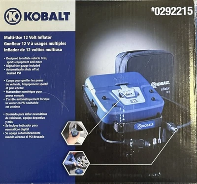 Kobalt 12-Volt Multi-Use Inflator Vehicle & Bicycle Tires Sports Model # KL-12 - Image 1 of 2