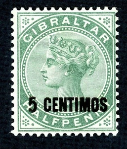 Stamp Gibraltar, Scott # 22 Mint NH - Picture 1 of 1