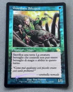 Italian Sylvan Safekeeper Judgment Foil Card Magic The Gathering - Picture 1 of 2
