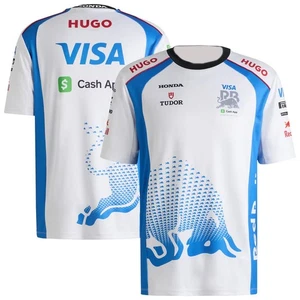 NEW! Isack Hadjar #6 White Racing Team AOP Shir Fan Made - Picture 1 of 2