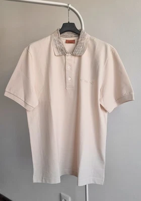 NUEVO CON ETIQUETAS Missoni Algodón Crema Polo Talla XL Foto 1 de 4