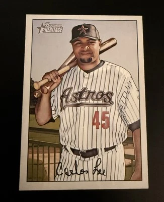 Carlos Lee - 2007 Bowman Heritage #144 Houston Astros - Image 1 of 2