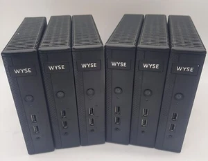 Lot de 6 * Dell Wyse 5010 Dx0D Thin Client AMD G-T48E 1,4 GHz 4 Go, SSD 16 Go WS7E - Photo 1/4