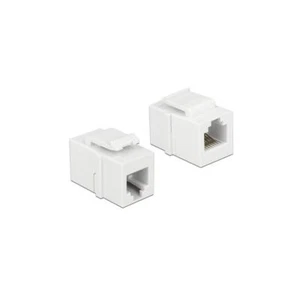 86380 - Keystone Modul RJ12 Buchse > RJ12 Buchse Cat.3 weiß - Bild 1 von 1