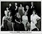 1984 Press Photo "Dallas" TV Series Cast Members - srp19826