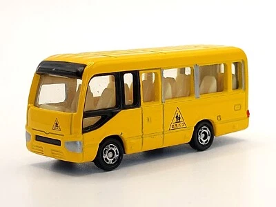 Takara Tomy Tomica No.49 Toyota Coaster Kindergarten Bus 2018 Toy Car 1:89 - Image 1 of 4