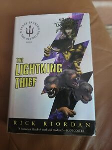 *SIGNED* Percy Jackson: The Lightning Thief by Rick Riordan AS IS