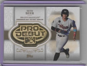 2019 Topps Pro Debut Distinguished Debut Medallions #DDSB Seth Beer 15/99 - Picture 1 of 2