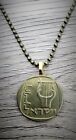Coin Necklace/Pendant - Israel - 1960-1979 - 25 Agorot- Kinnor David - Uniq Gift