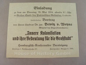 112170, Conferencia "Colonización interior y su importancia para la gran ciudad" 1914 - Imagen 1 de 1