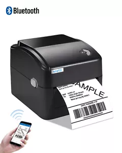 VRETTI Thermal Shipping Label Printer 4x6 Bluetooth iOS Android for Amazon EBAY - Picture 1 of 11
