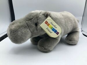 Another Korimco Friend Hippo Softee Hippopotamus Plush Soft Stuffed Toy Animal