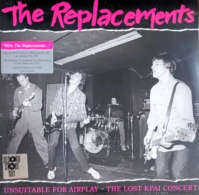 REPLACEMENTS-UNSUITABLE FOR AIRPLAY - VINYL 2-LP SET " NEW, SEALED " - Image 1 of 2