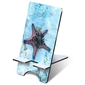 1x 3mm MDF Phone Stand Starfish Ocean Sea Fish Diving Life #24254