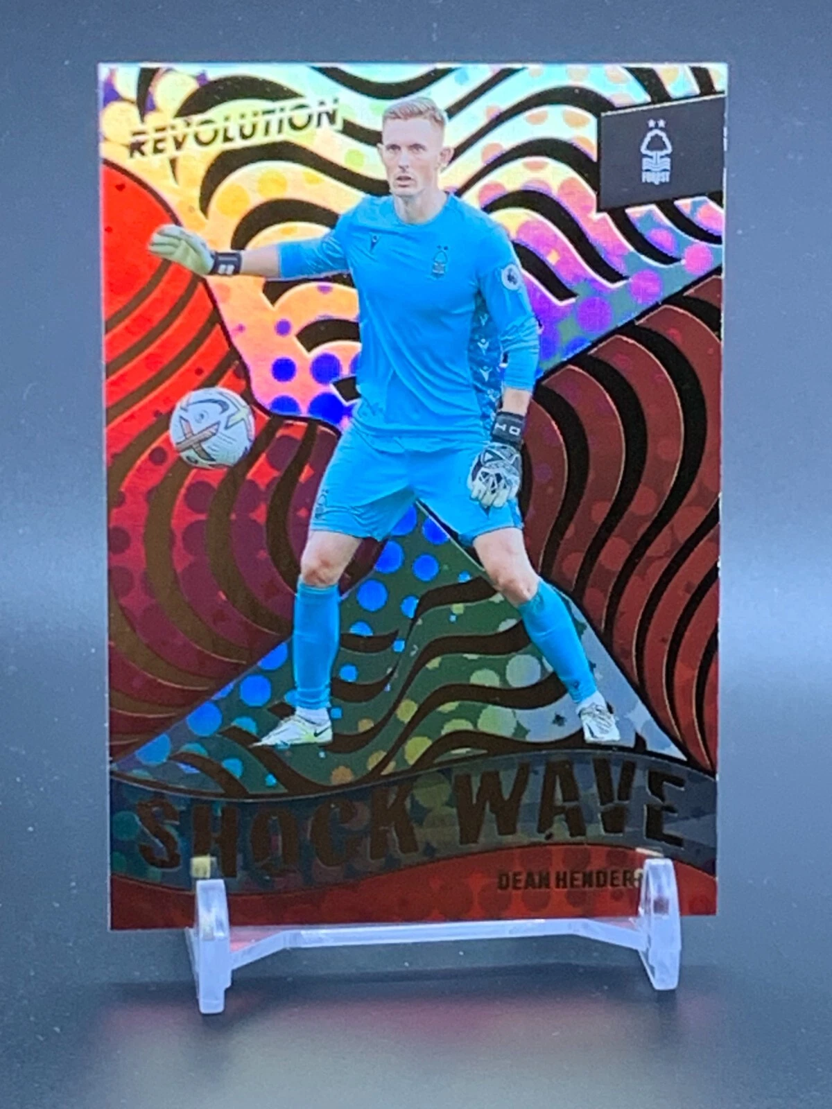 2022-23 Panini Revolution EPL Shock Wave #31 DEAN HENDERSON Nottingham Forrest
