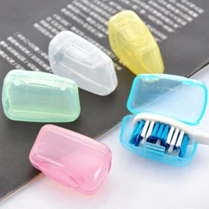 5pcs Toothbrush Head Cover Case Caps Travel Hike Camping Brush Cleaner Protector - Picture 1 of 12
