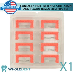 ContacEZ Rosa Higienista Tira Removedor de Manchas y Placas 8 Tiras Dental Proximal  - Imagen 1 de 4