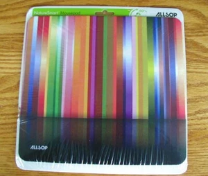 Allsop Multi-color Stripes Mouse Pad dated 2013 New and Sealed - Picture 1 of 3