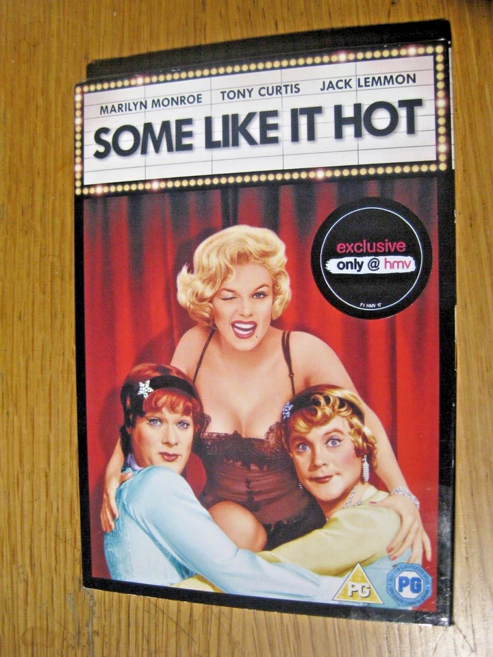Some Like It Hot -  (DVD) UK - Exclusive Cover -JACK LEMMON - BRAND NEW & SEALED - Image 1 of 1