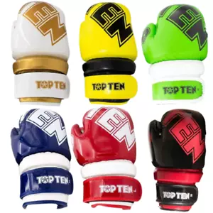 Top Ten Guantes Brillante Block Pointfighter Karate Kickboxing Point Sparring - Imagen 1 de 13