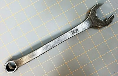 Antigua llave perno cabeza bujía Ford M 3 vintage 1" caja abierta 3/4" Foto 1 de 4