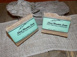 Goat Milk Soap Homemade / Handmade Moisturizing - 4 oz bar - Lemongrass - Picture 1 of 9