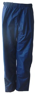 rksports ladies woman MOTORCYCLE WATERPROOF RAIN MOTORBIKE BLUE OVER TROUSERS - Picture 1 of 1