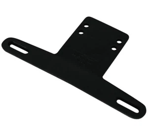 Wesbar 003211 License Plate Bracket Plastic Black 80-6200 - Picture 1 of 3