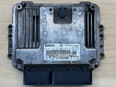 Fiat Stilo 2006 1.9 JTD Engine Control Module Unit Motor ECU 0281012307 55206218 Foto 1 de 4