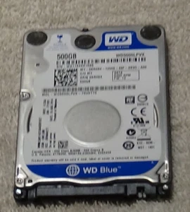 500 GB WD Blue WD5000LPVX S/N WX11E44X1566 (FOR LAPTOP) - Picture 1 of 3